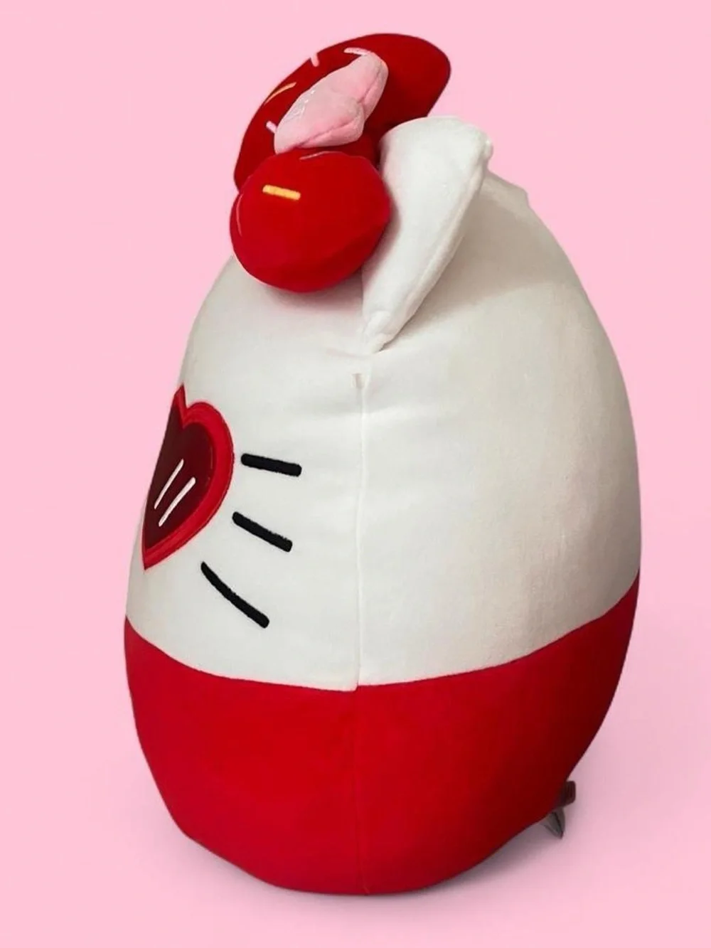 Hello Kitty Squishmallow 14” – Red Glasses Plush